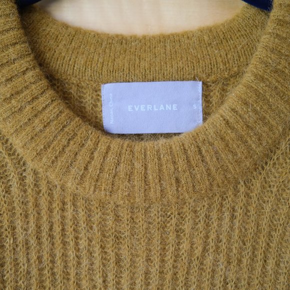 Cozy Mustard Alpaca Sweater - Picture 3 of 9